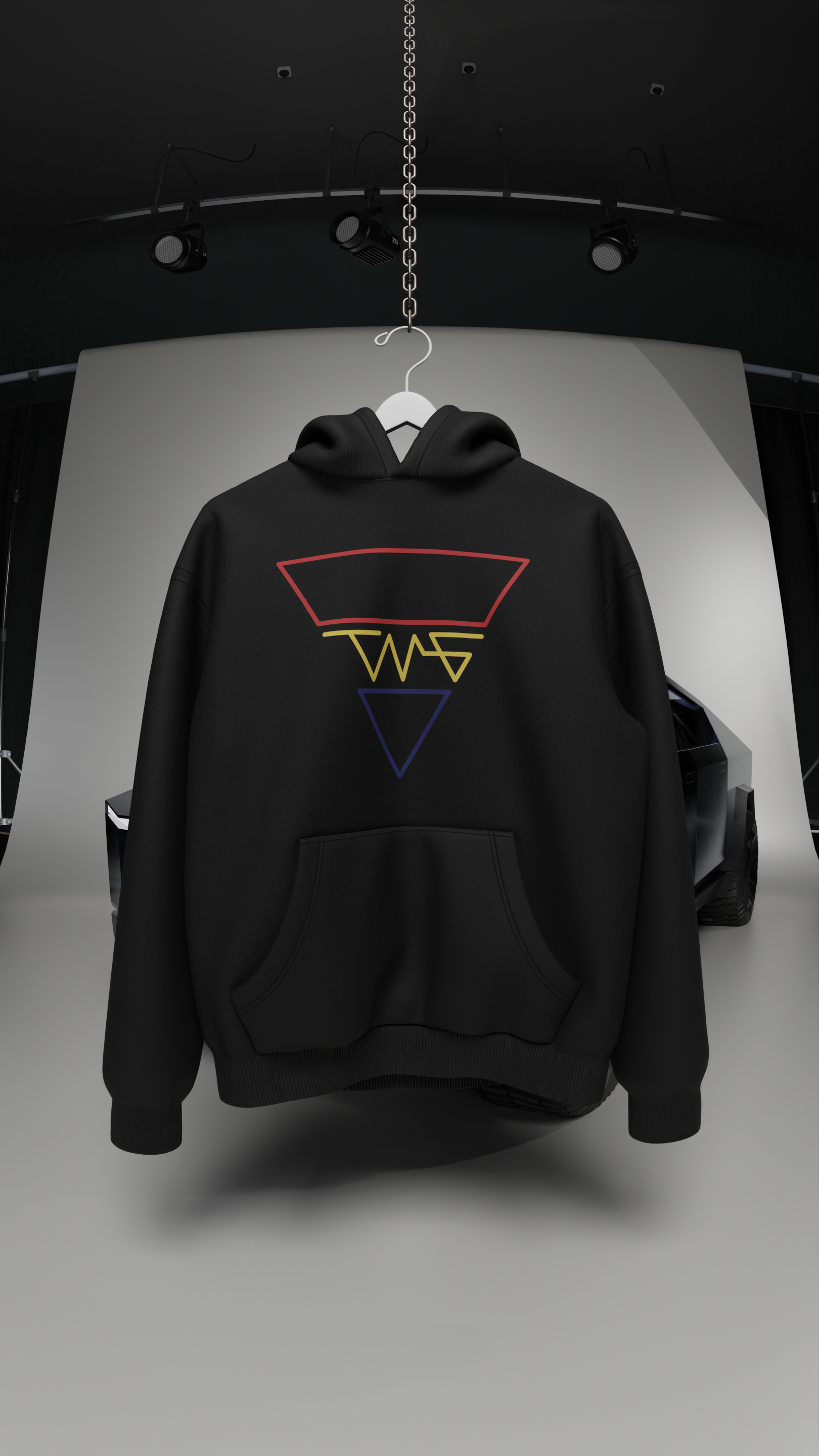 "Learn your ABC's" Triangle Hoodie 3K-V2